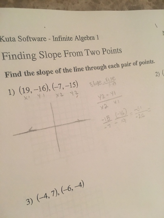 kuta software algebra 1