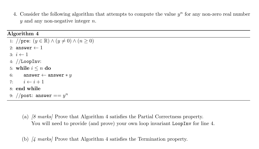 4. Consider the following algorithm that attempts to | Chegg.com