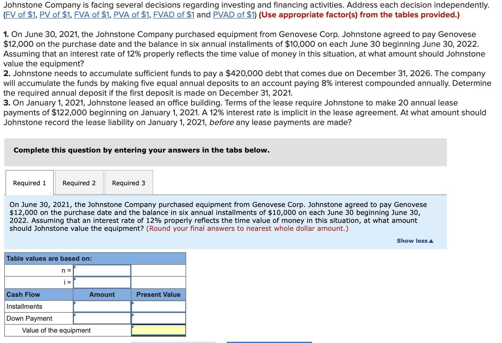 solved-johnstone-company-is-facing-several-decisions-chegg