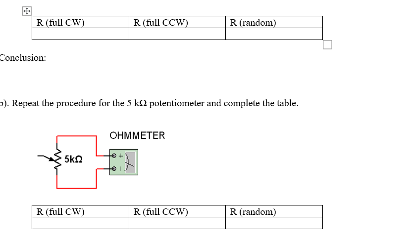 OBJECTIVES 1. Use a potentiometer to control voltage | Chegg.com