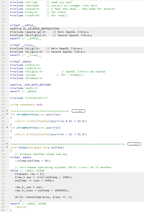 Solved This is a Chess program in C++. I need a unit test | Chegg.com