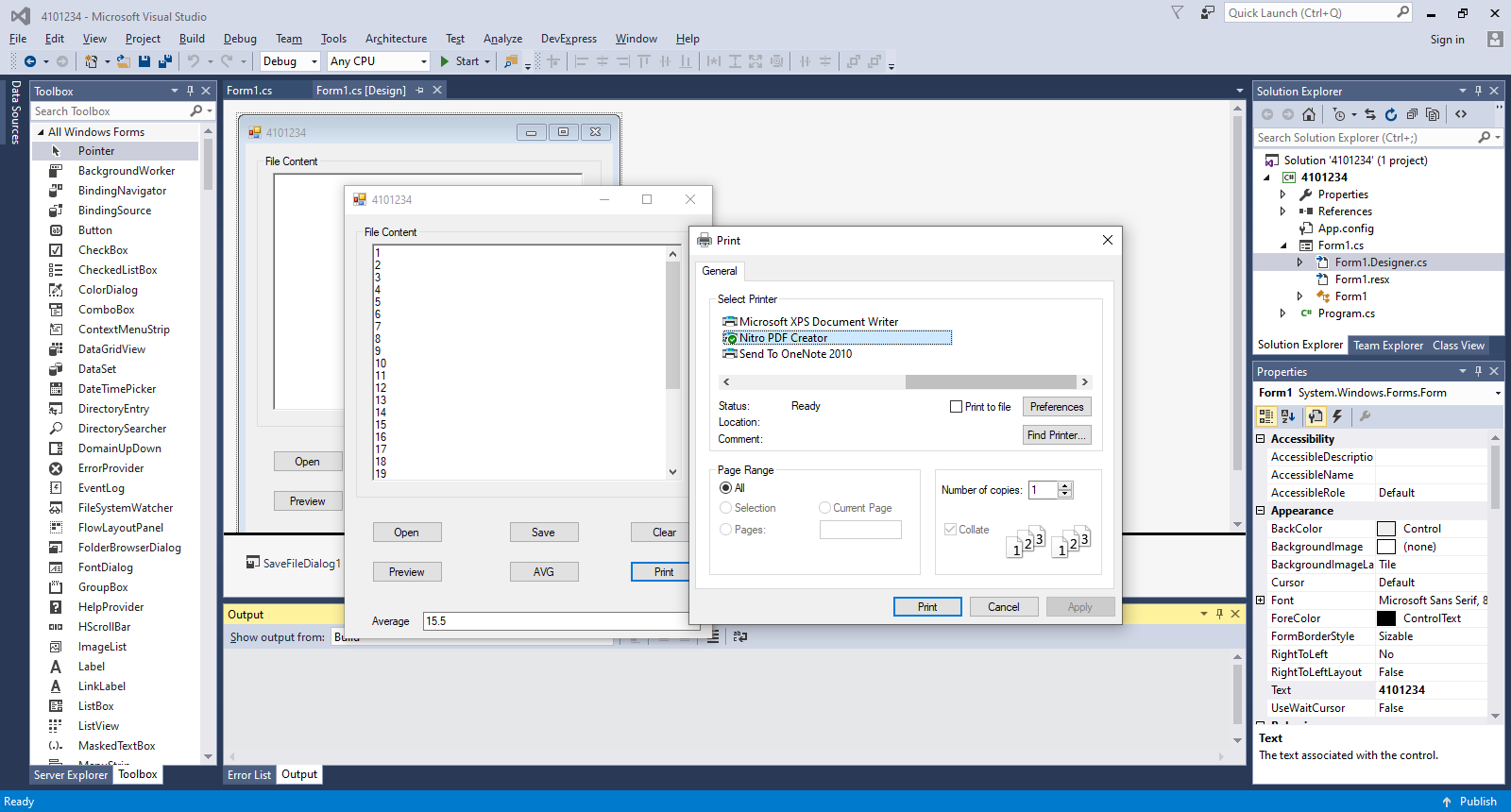 Solved Design a C# program as shown in the figure: When | Chegg.com
