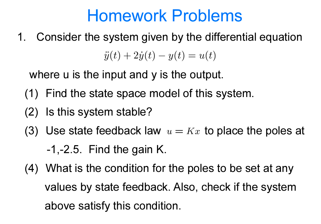 homework system problem