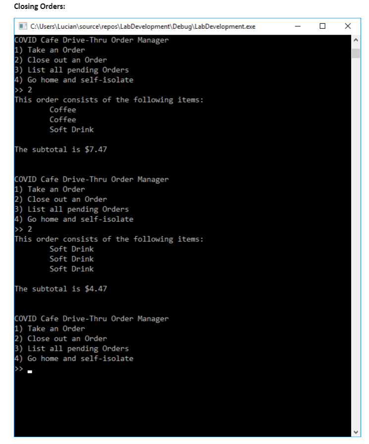Solved YOUR PROGRAMFor your lab, you will implement a | Chegg.com