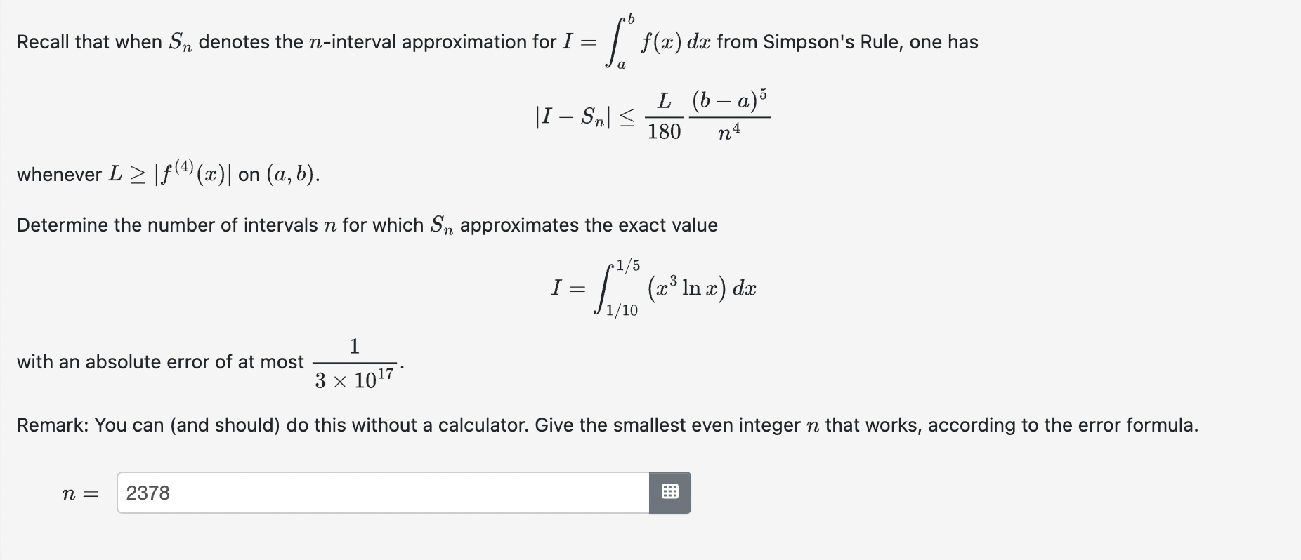 Solved Recall that when Sn denotes the n-interval | Chegg.com