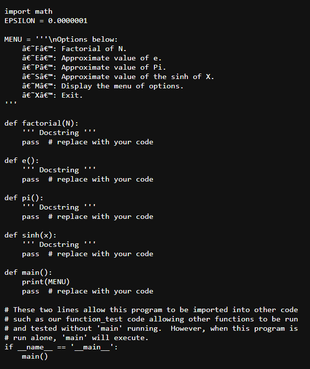 Solved Need help! I provided the sample code they wanted us | Chegg.com