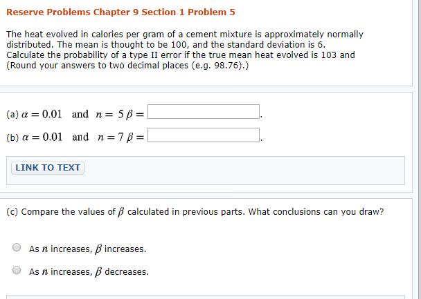Reserve Problems Chapter 9 Section 1 Problem 5 The | Chegg.com