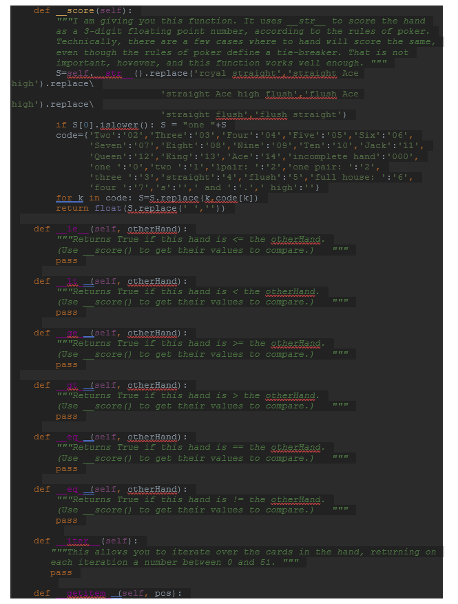 Python 1) to fill in the 