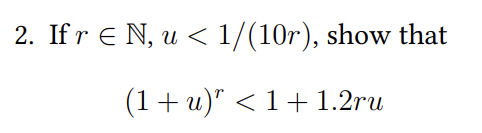 U R 1 Solved If rinN,u