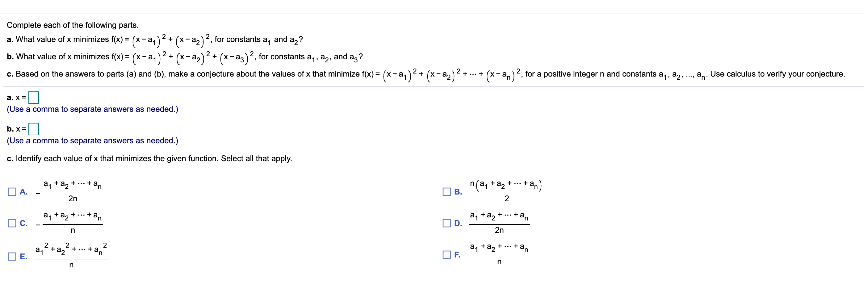 solved-complete-each-of-the-following-parts-a-what-value-chegg