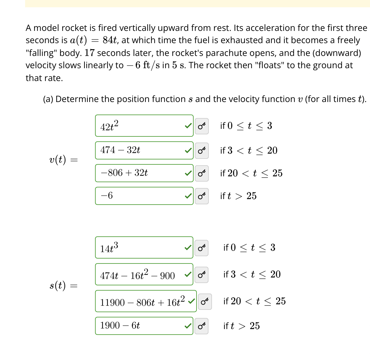 Solved A model rocket is fired vertically upward from rest.