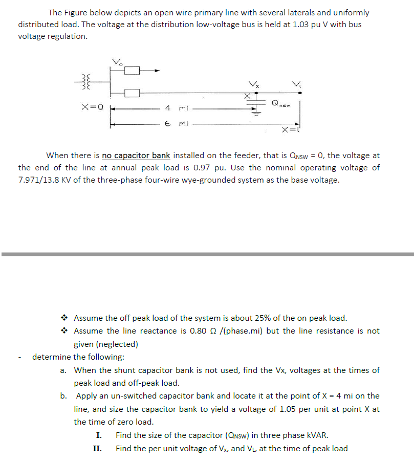 The Figure Below Depicts An Open Wire Primary Line Chegg Com