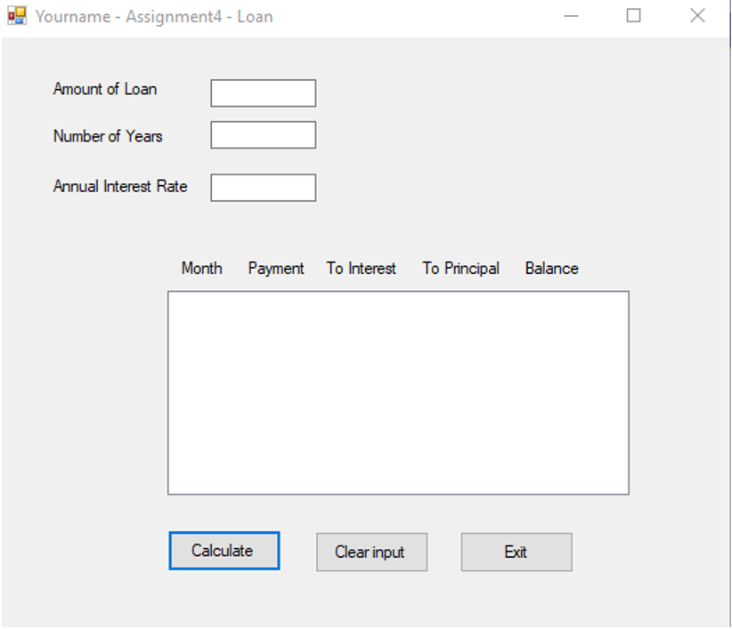 Solved For this question, Visual Basic Windows Form App | Chegg.com