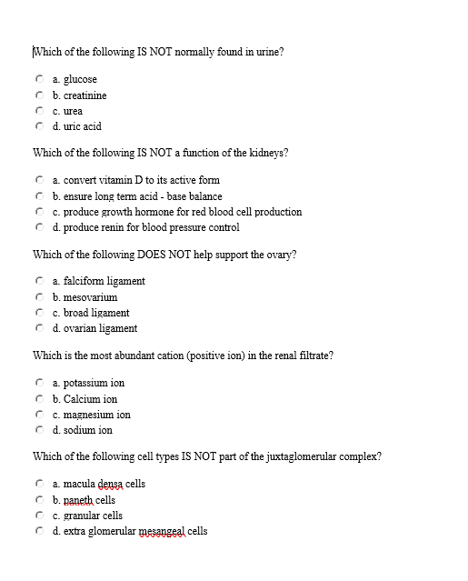 Which Of The Following Is Not Normally Found In Plasma Solved Which of the following IS NOT normally found in | Chegg.com