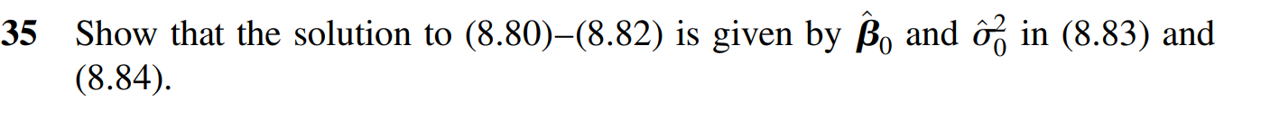 Solved 35 Show That The Solution To 8 80 8 Is Give Chegg Com