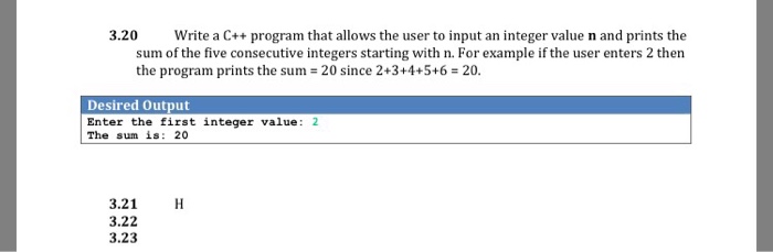 Solved Write a C++ program that allows the user to input an | Chegg.com