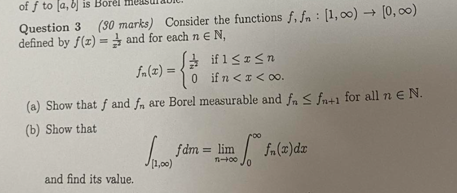 Solved Question 3 (30 marks) Consider the functions | Chegg.com