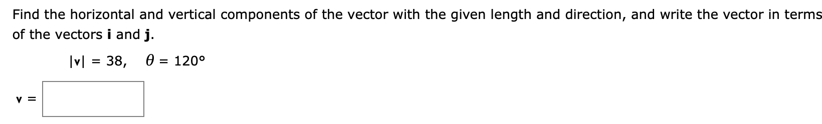 Solved Find The Horizontal And Vertical Components Of The | Chegg.com