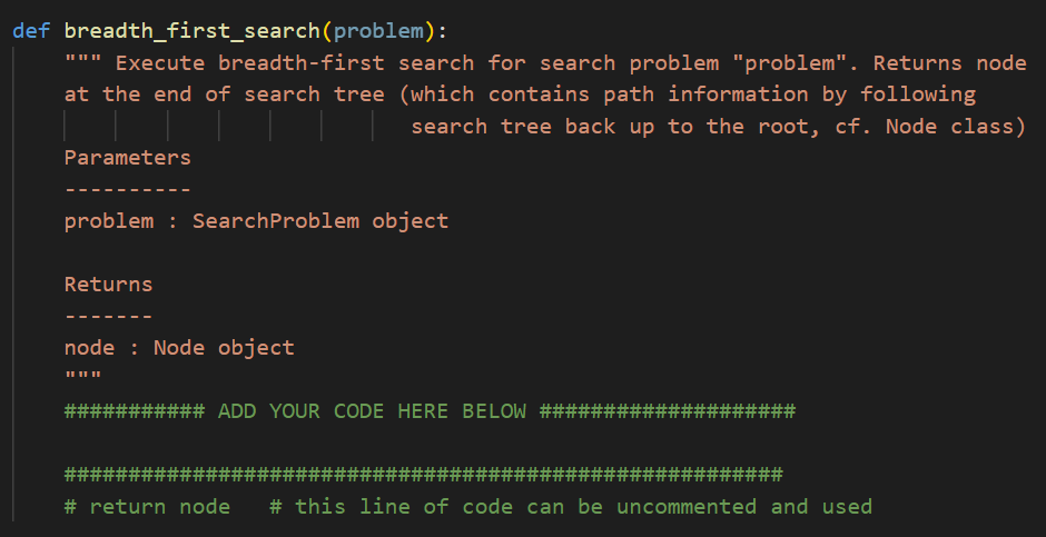 Solved def expand(problem, node): 