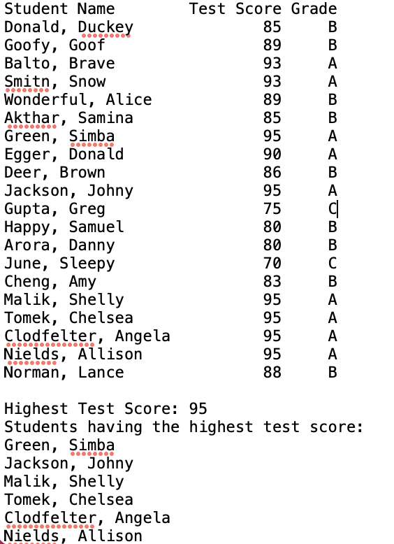 Solved C++ programing Student data should be stored in a | Chegg.com