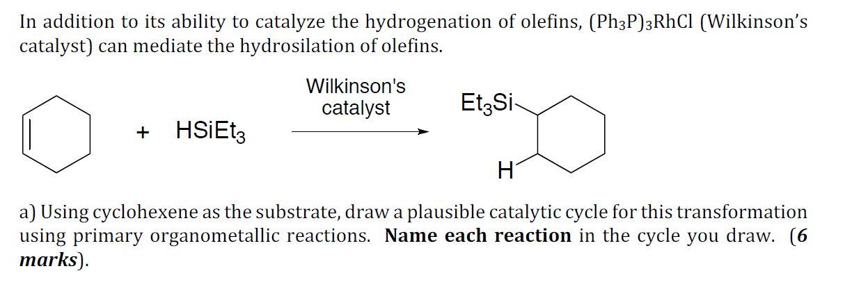 Solved In addition to its ability to catalyze the | Chegg.com