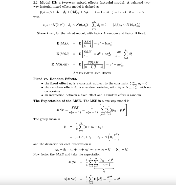 ABSTRACT. The F tests in ANOVA depend on the | Chegg.com