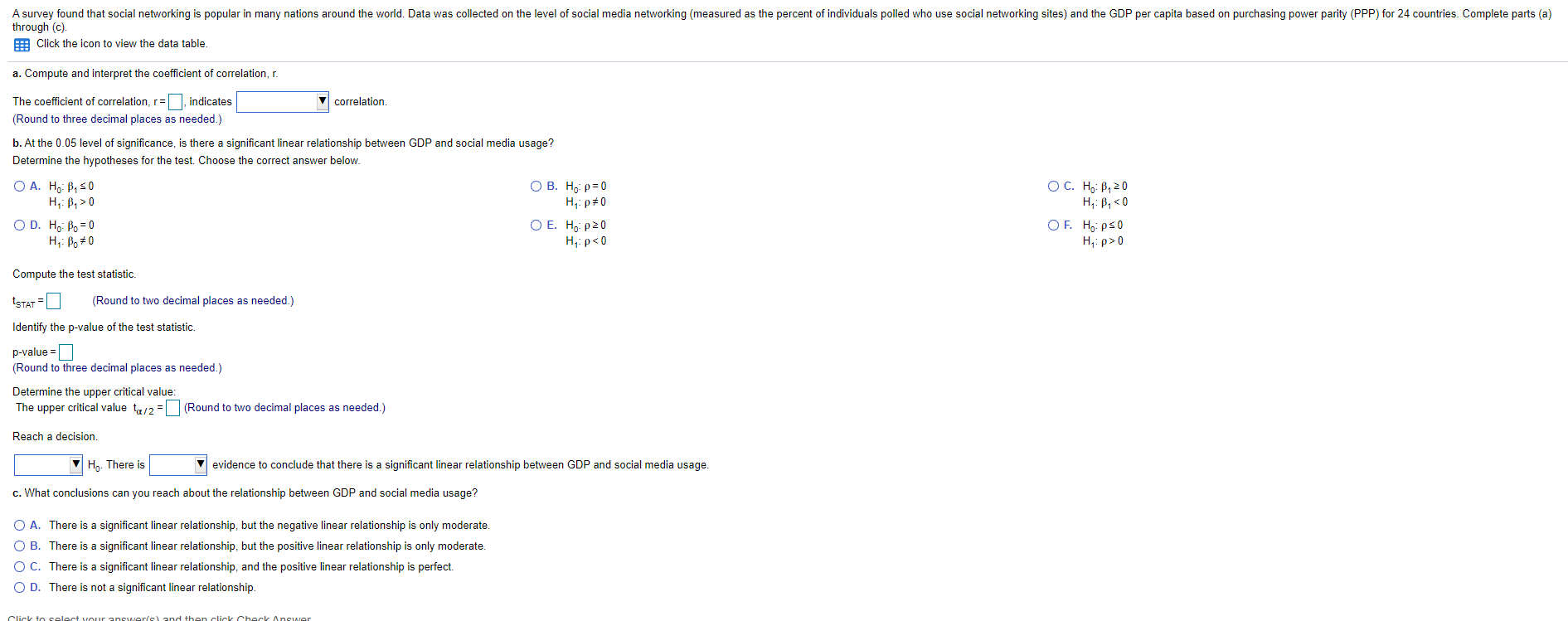 Solved A survey found that social networking is popular in | Chegg.com
