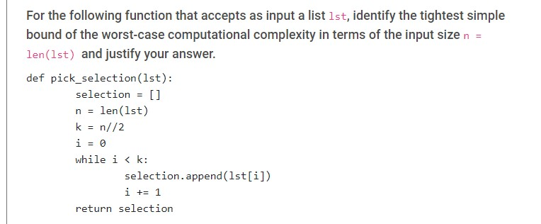 Solved For the following function that accepts as input a | Chegg.com
