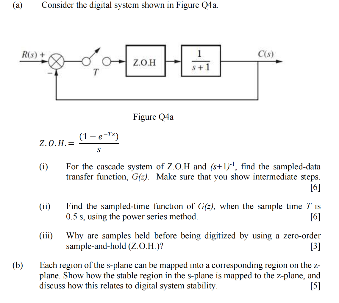 Solved (a) Consider the digital system shown in Figure Q4a. | Chegg.com