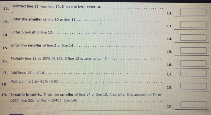 Publication 915 Worksheet 2023