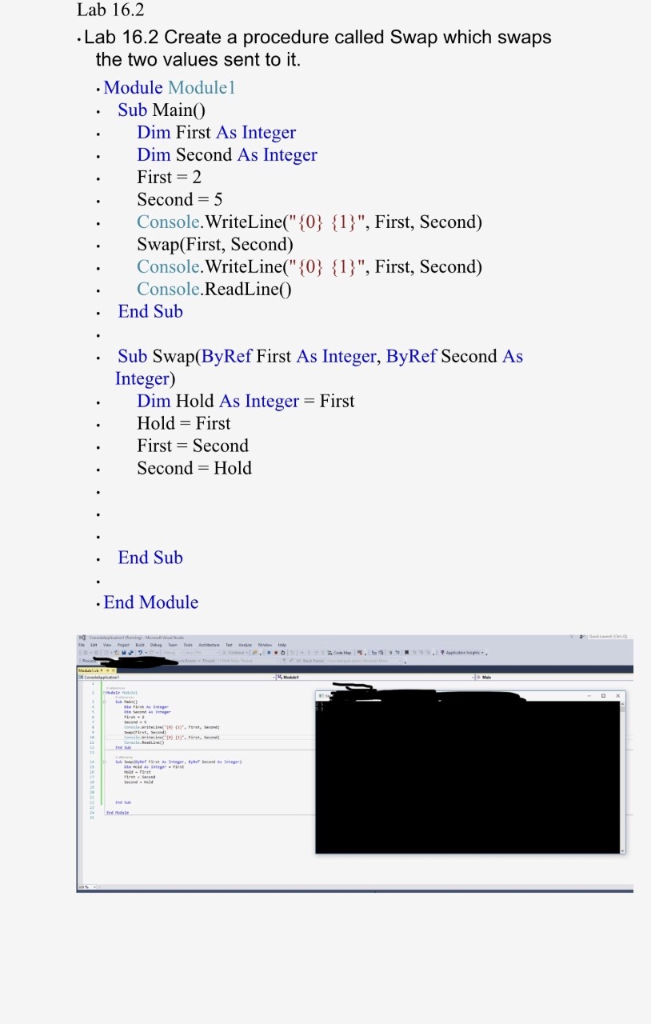 could you please help me with Visual Basic program? I | Chegg.com
