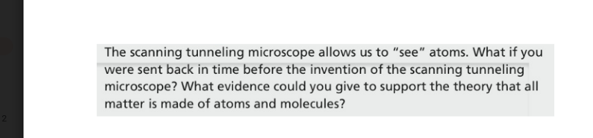 Solved The scanning tunneling microscope allows us to "see" | Chegg.com