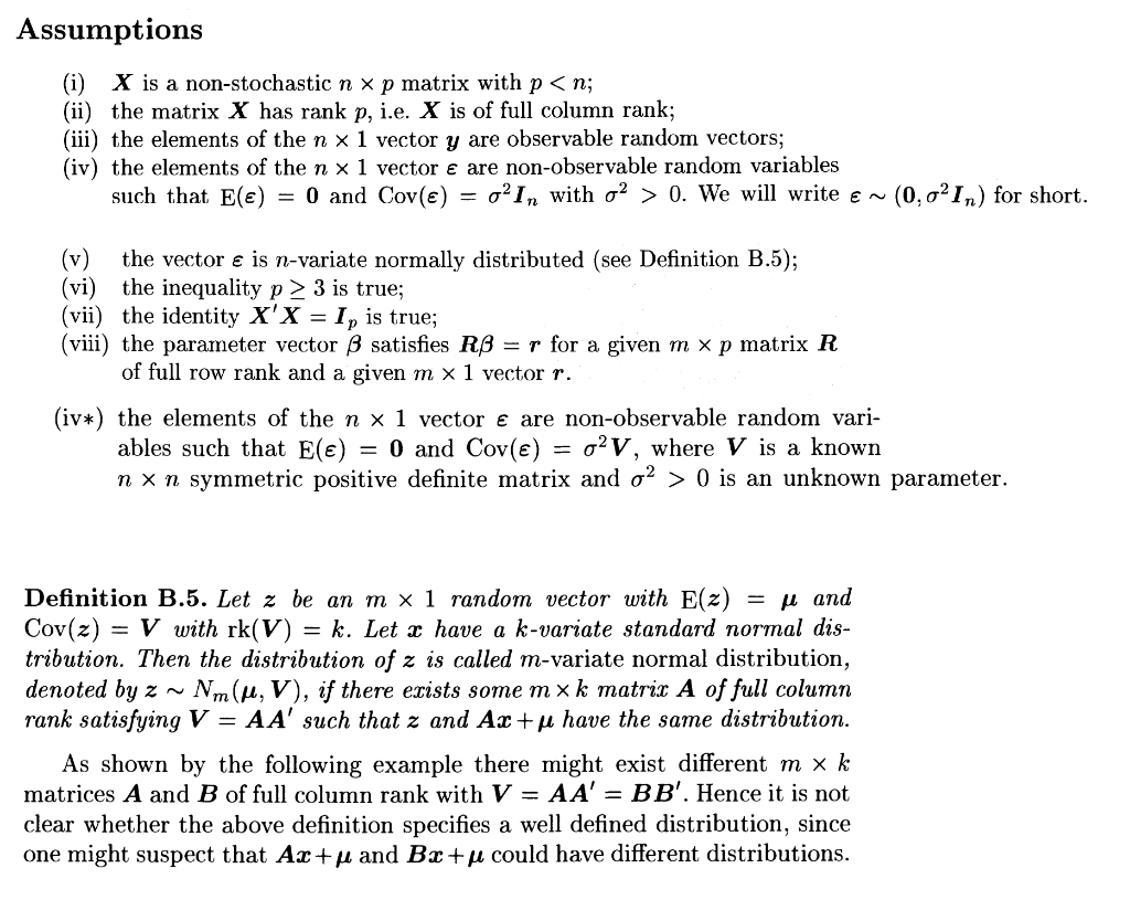 6 2 Consider The Linear Regression Model Y Xb Chegg Com