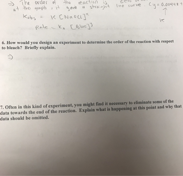Solved How would you design an experiment to determine the | Chegg.com
