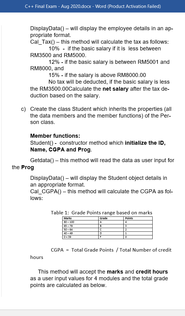 Solved File Tools View Question 1 Write a C++ program for | Chegg.com