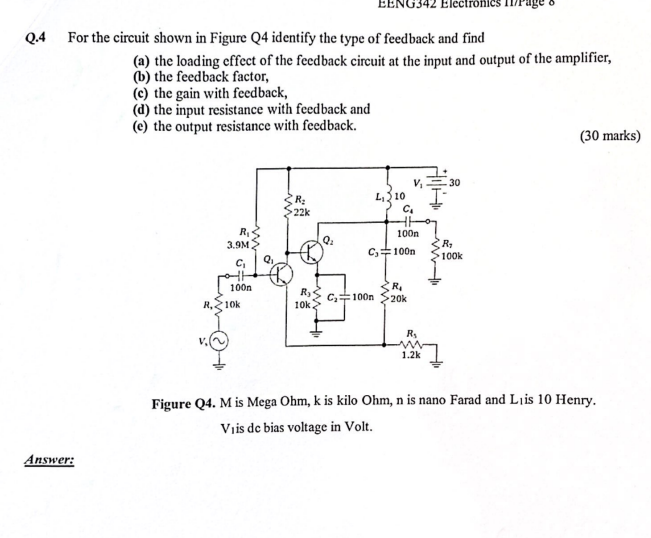 Solved Q.4 For The Circuit Shown In Figure Q4 Identify The | Chegg.com