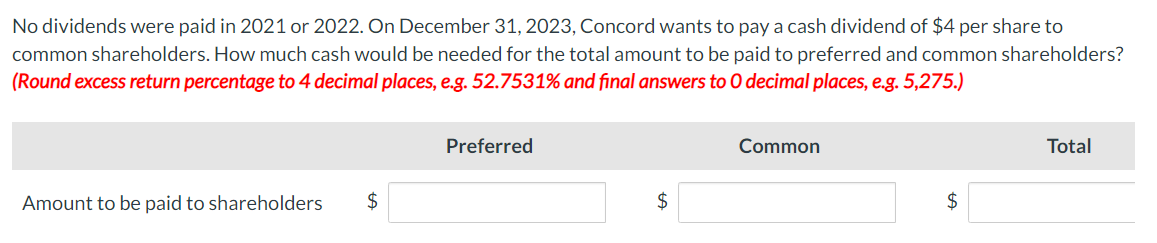 Solved The Following Is The Shareholders' Equity Section Of | Chegg.com