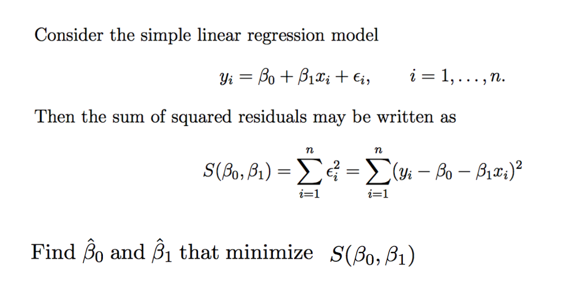 Solved Consider the simple linear regression model | Chegg.com
