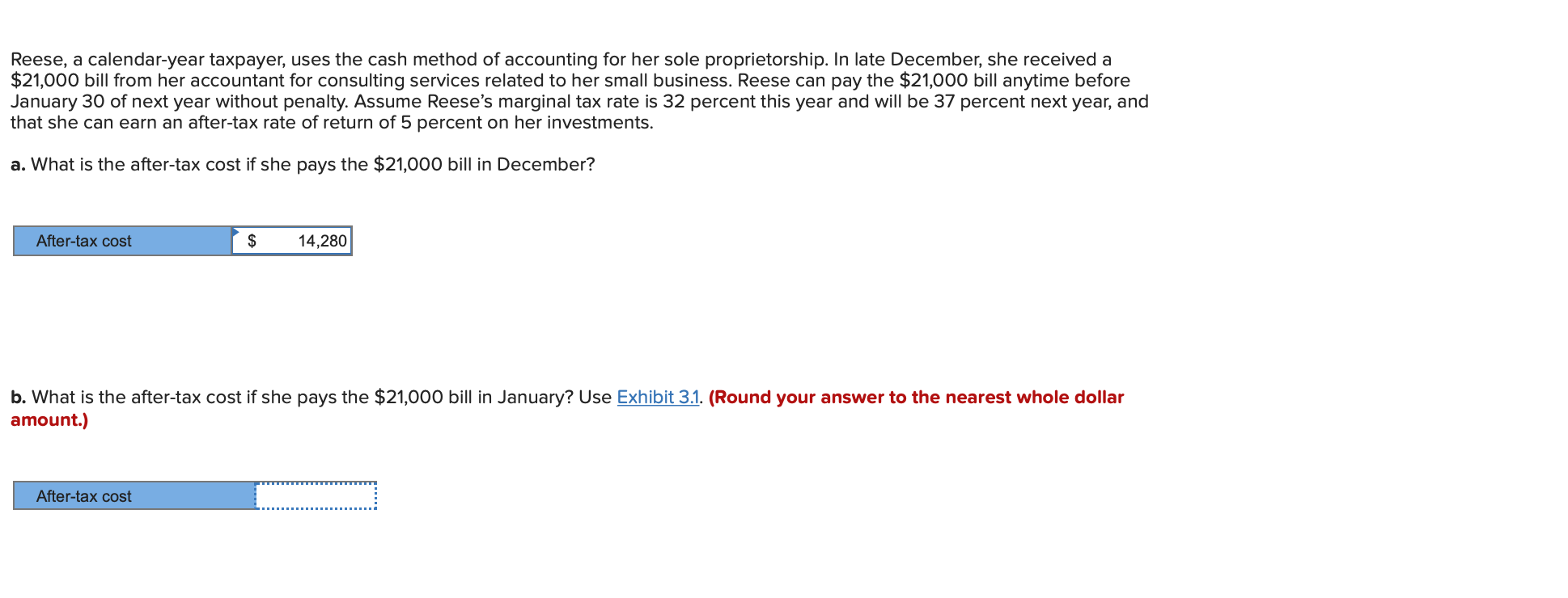 Solved Reese, a calendaryear taxpayer, uses the cash method