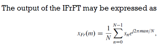Solved Evaluate using Inverse Fractional Fourier Transform | Chegg.com
