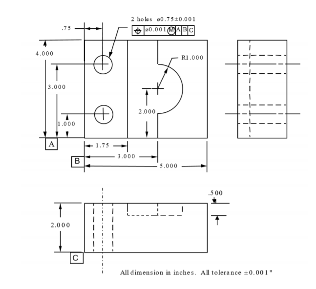 Solved The following part needs to be manufactured with a | Chegg.com