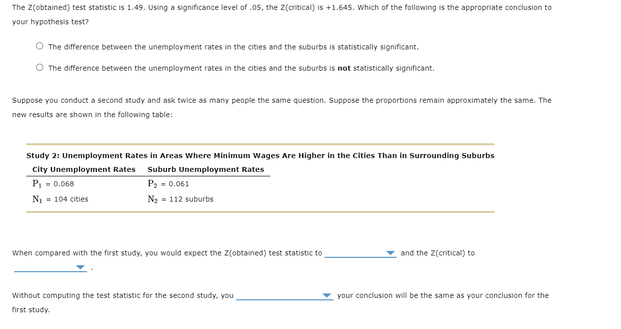 Solved 4. Sample size, statistical significance, and