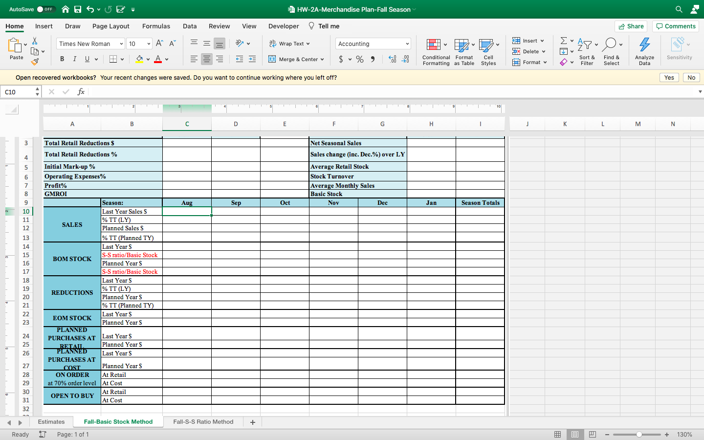 Use basic stock method for work sheet 2 and S-S ratio | Chegg.com