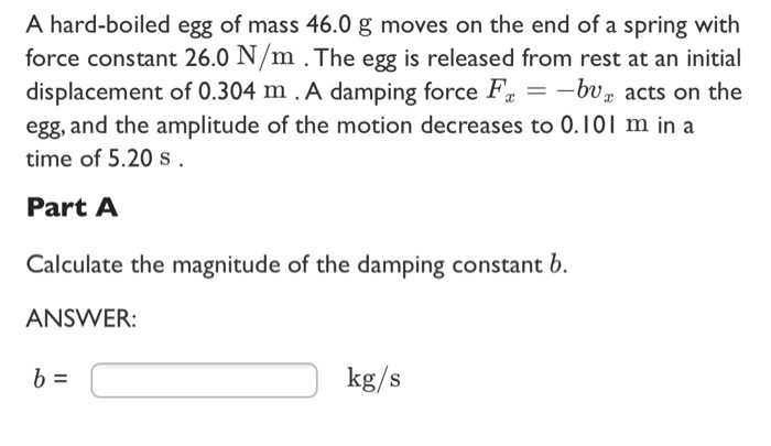 Solved A machine part is undergoing SHM with a frequency of | Chegg.com