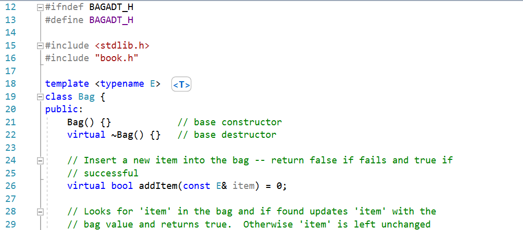 Solved Programming Assignment 1 - Bag-based Dictionary | Chegg.com