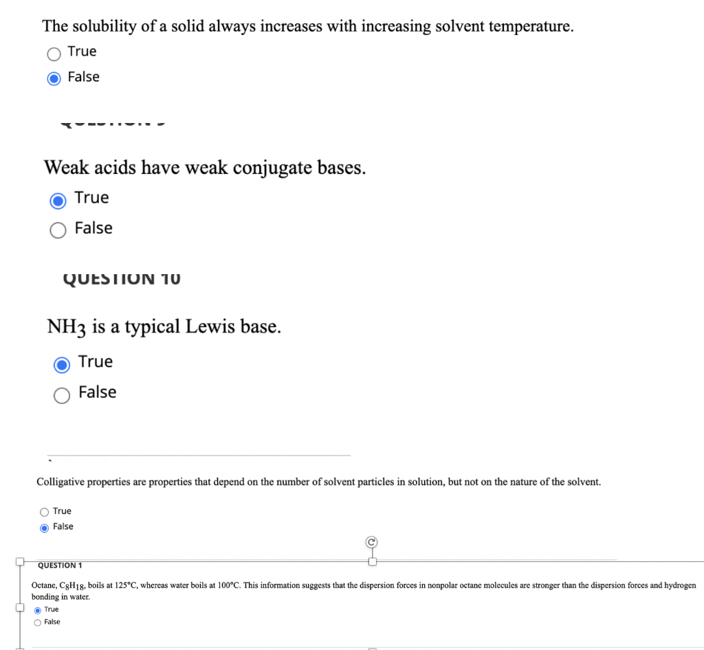 Solved The solubility of a solid always increases with | Chegg.com