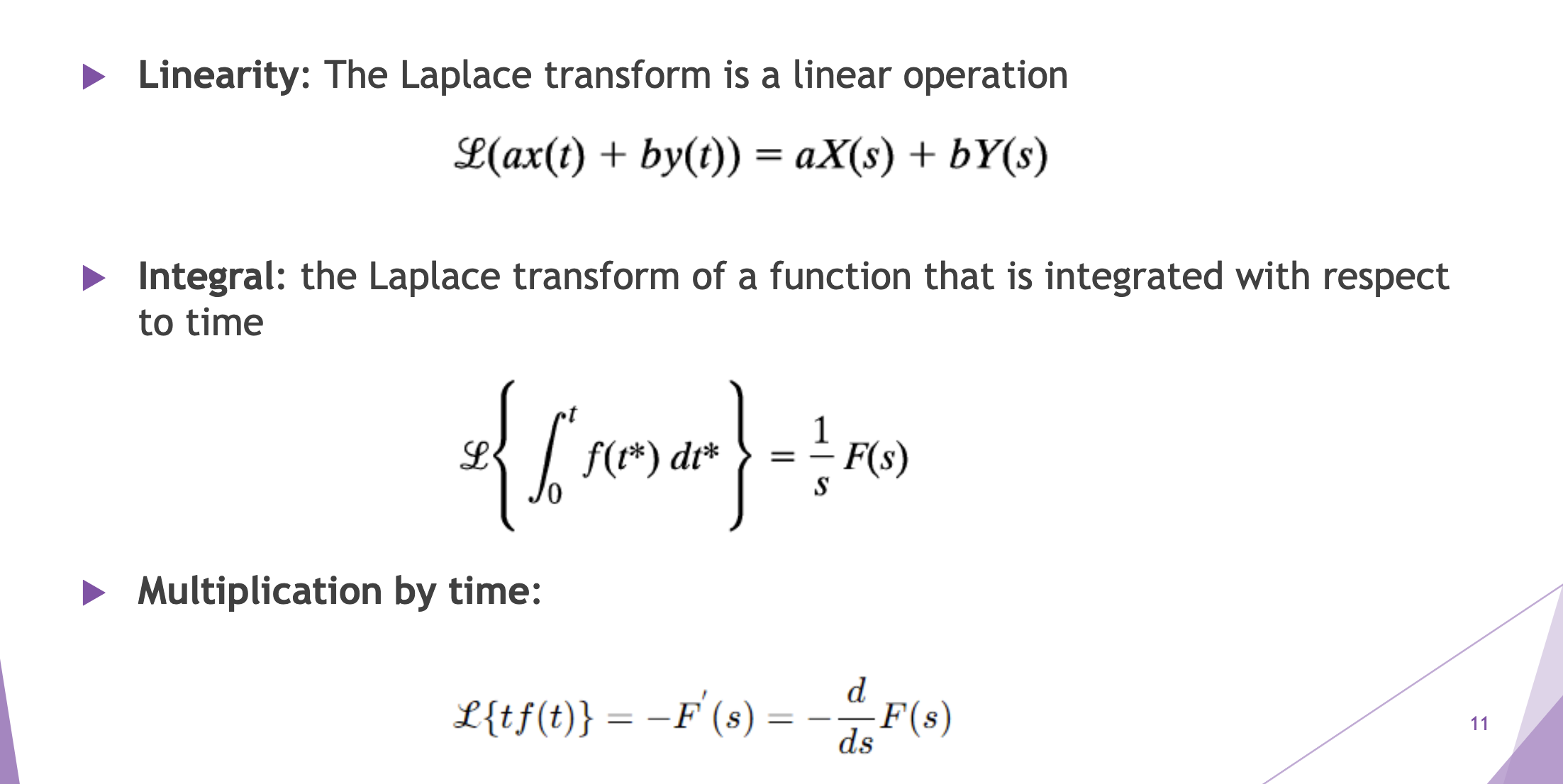 Solved Linearity: The Laplace transform is a linear | Chegg.com