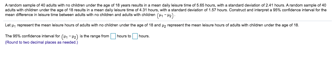 Solved Two researchers conducted a study in which two groups | Chegg.com