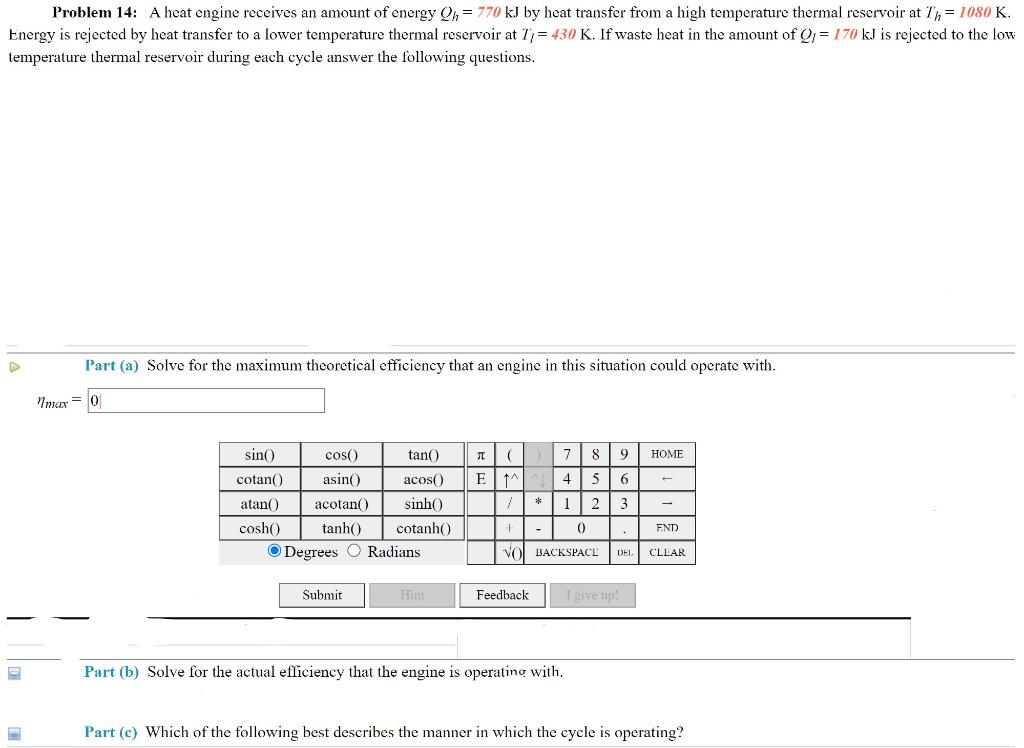 solved-problem-14-a-heat-engine-receives-an-amount-of-chegg