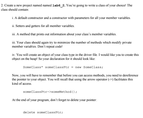 Solved 2. Create a new project named named lab6_2. You're | Chegg.com
